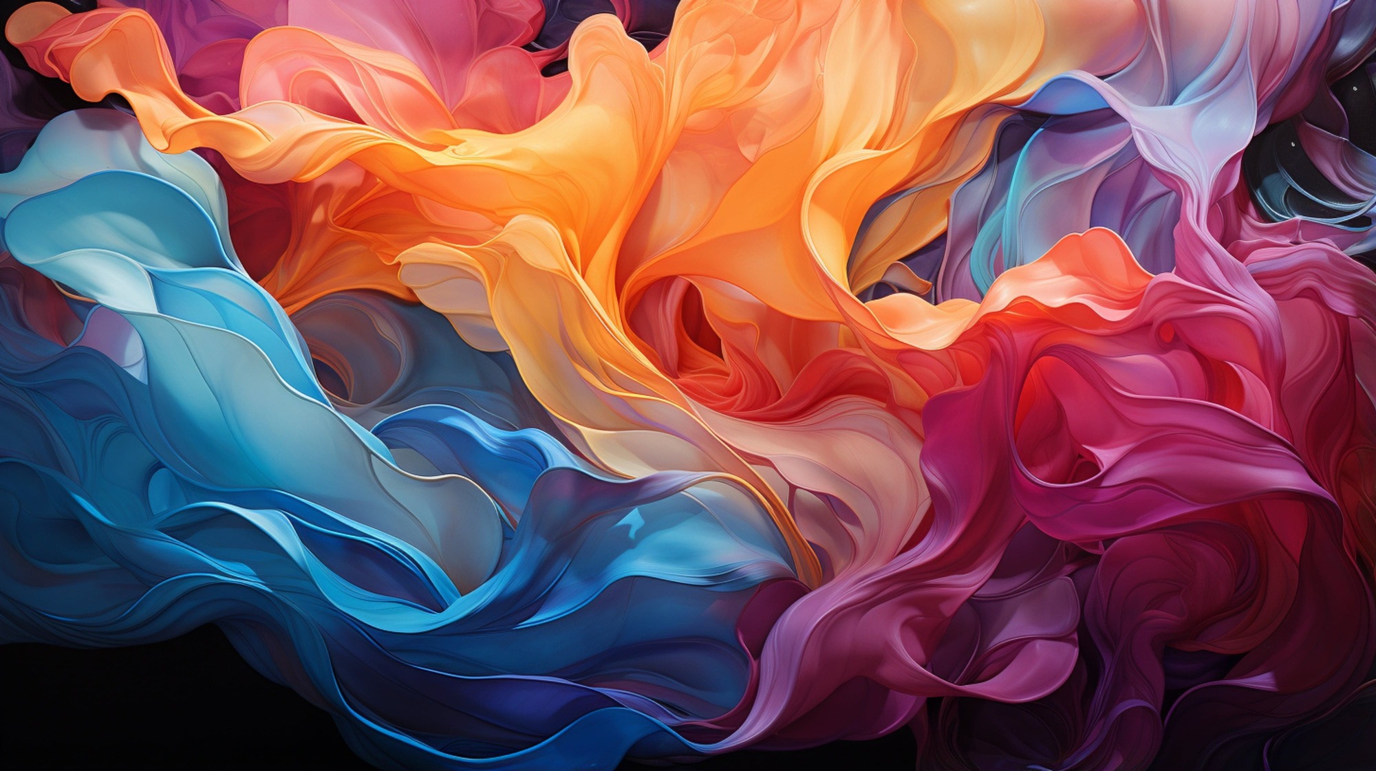 Desk with laptop and accessories